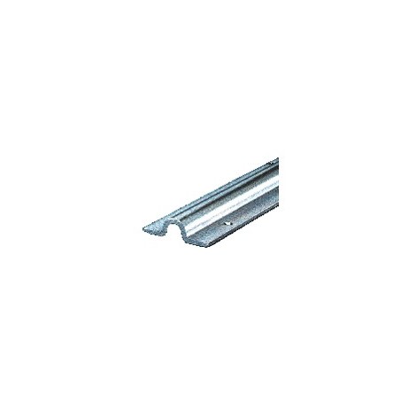 Rail zinc à visser 3000 x 60 mm pour gorge U16