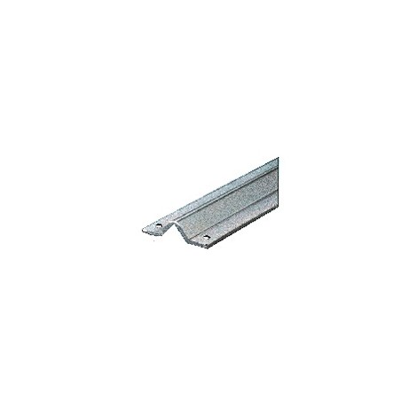 Rail zinc à visser 3000 x 60 mm pour gorge U16